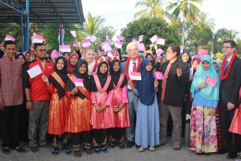 PKPU Human Initiative menerima kunjungan Kedubes Turki untuk Indonesia, Senin (19/7) di Pondok Yatim Binaan IHH Turkey.