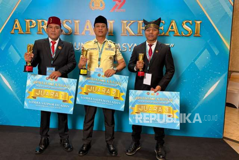 Polri Berikan Penghargaan, 3 Satpam PKSS Raih Kategori Satpam Teladan