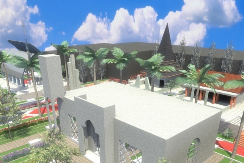 Plan Site kawasan Taman Wisata Religi pengganti Masjid Texas