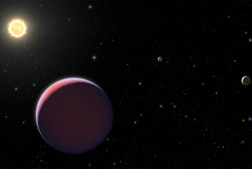 Planet-planet dalam dalam sistem binang Kepler 51. (ilustrasi). Alquran isyaratkan adanya kehidupan di luar bumi 