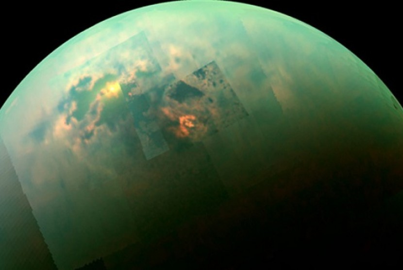 Planet Titan. Ilustrasi
