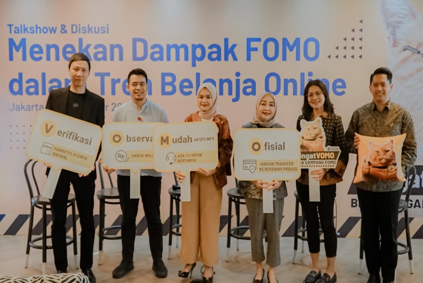 Platform e-commerce Blibli menggandeng Kementerian Komunikasi dan Informatika, Badan Siber dan Sandi Negara (BSSN), hingga Asosiasi E-commerce Indonesia (idEA), untuk mengingatkan masyarakat agar berhati-hati dan tidak FOMO (Fear Of Missing Out) saat melakukan belanja online.