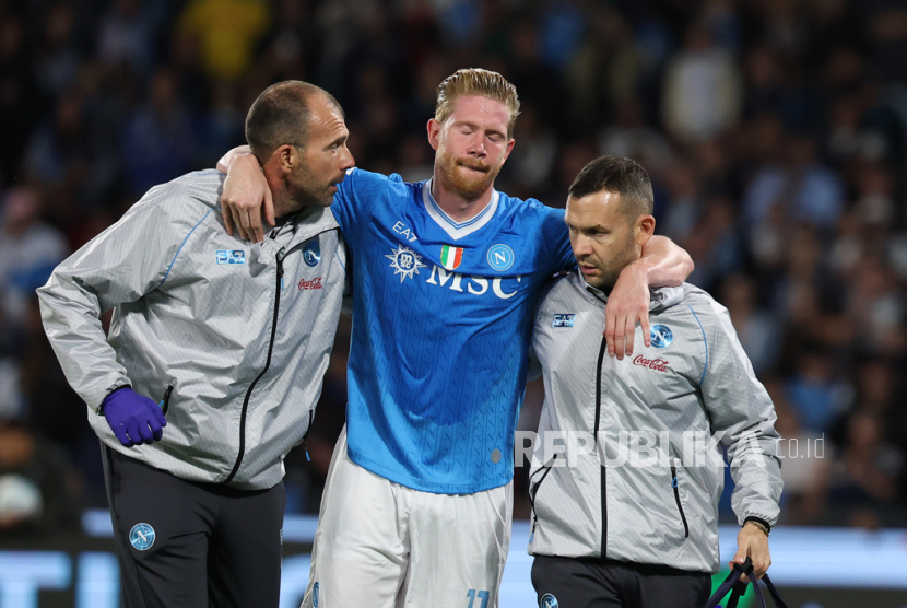 Napoli Pastikan De Bruyne Cedera Otot Paha, Absen Berbulan-bulan