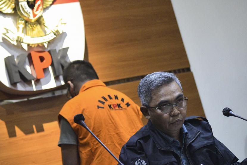 Plh Deputi Penindakan dan Eksekusi KPK Brigjen Pol Setyo Budiyanto (kanan) 