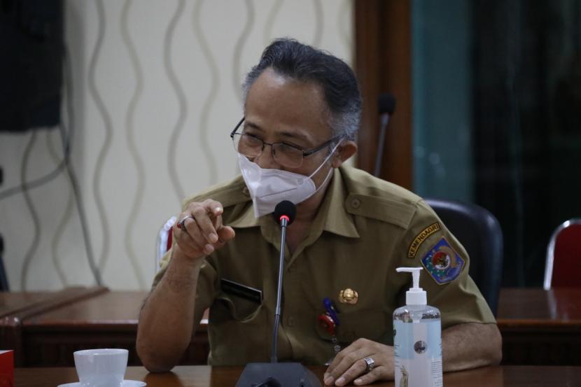 Plh Kepala Badan Litbang Kemendagri, Eko Prasetyanto, pada kegiatan Penguatan Kapasitas Organisasi di lingkungan Badan Litbang Kemendagri, di Aula Badan Litbang Kemendagri, Jakarta Pusat. 
