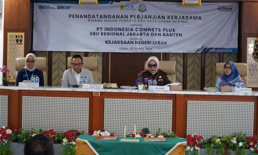 PLN Icon Plus SBU Regional Jakarta & Banten bersama Kejaksaan Negeri Lebak Banten telah resmi membukukan kerja sama. Perjanjian kerja sama ini ditandatangani pada Selasa (5/3) kemarin