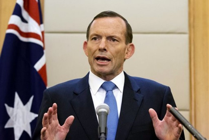 PM Australia, Tony Abbott. 