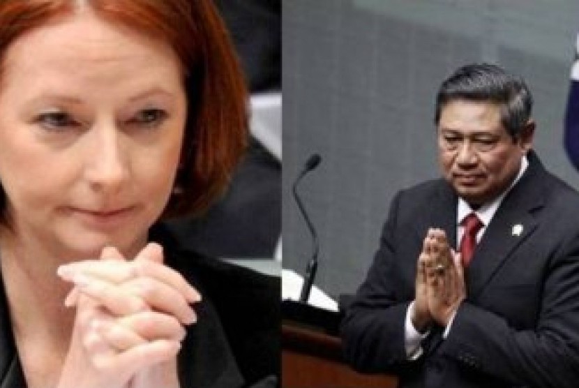 PM Julia Gillard dan Presiden Susilo Bambang Yudhoyono. 