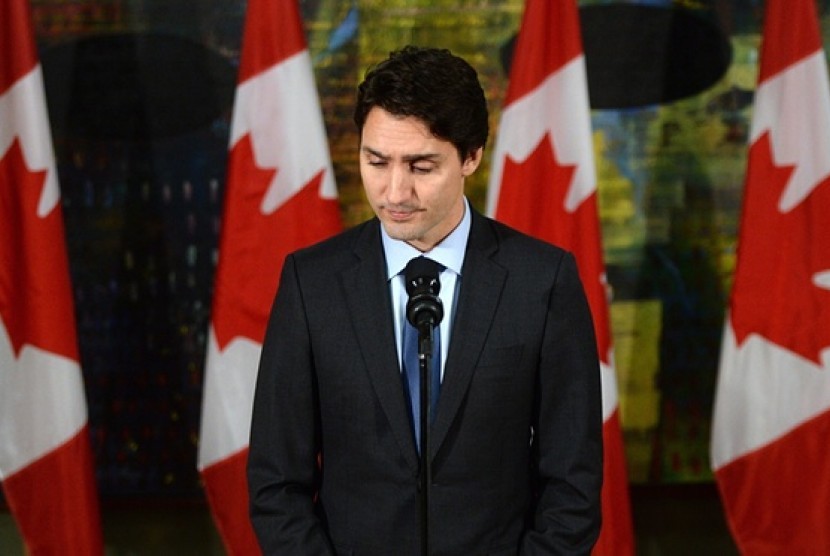 PM Kanada Justin Trudeau mengecam aksi pembakaran masjid di Ontario.