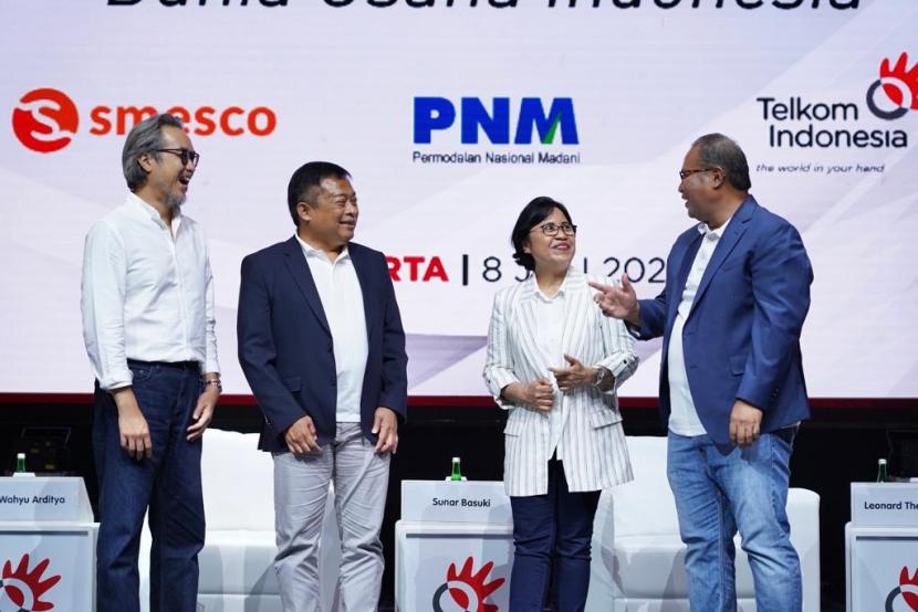 PNM kuatkan sinergi dengan Telkom Indonesia di DIGILand Conference.