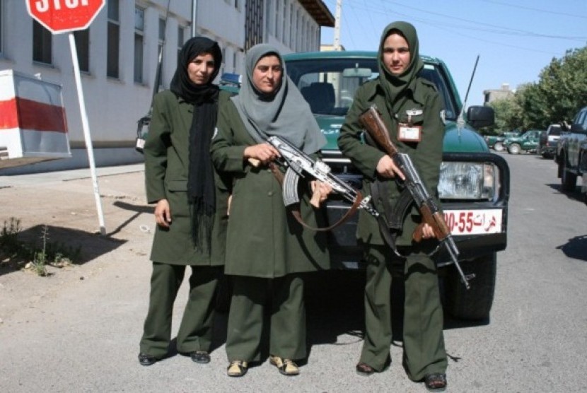 Polisi di Afghanistan.