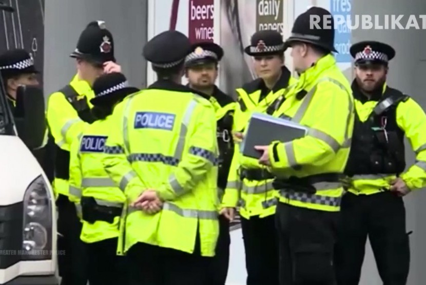 Polisi di Nottingham, Inggris (Ilustrasi)