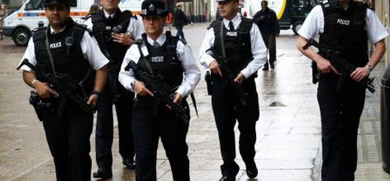 Polisi Inggris (ilustrasi)