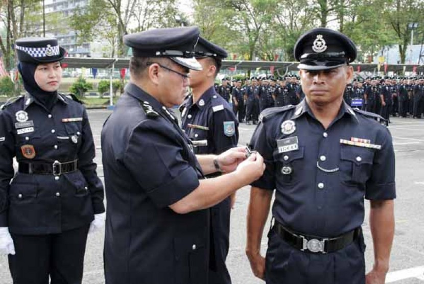 Polisi Malaysia (ilustrasi).