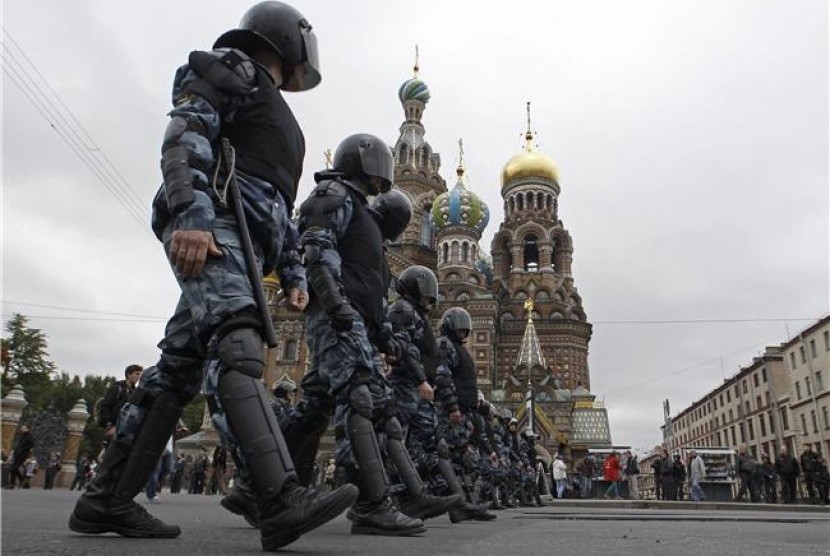 Polisi Rusia (ilustrasi) 