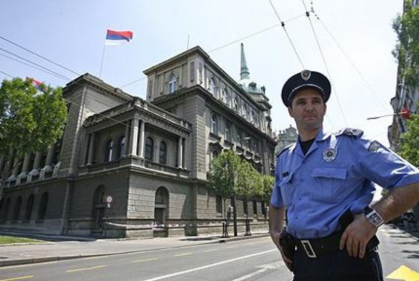 Polisi Serbia (ilustrasi)