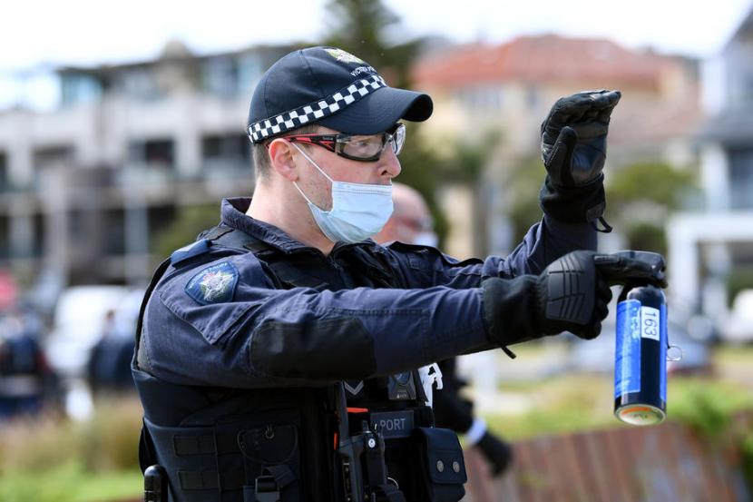 Petugas Kepolisian Australia. ilustrasi