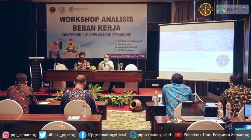 Politeknik Ilmu Pelayaran (PIP) Semarang menyenggarakan Workshop Penyusunan Analisis Jabatan (Anjab) dan Analisis Beban Kerja (ABK).