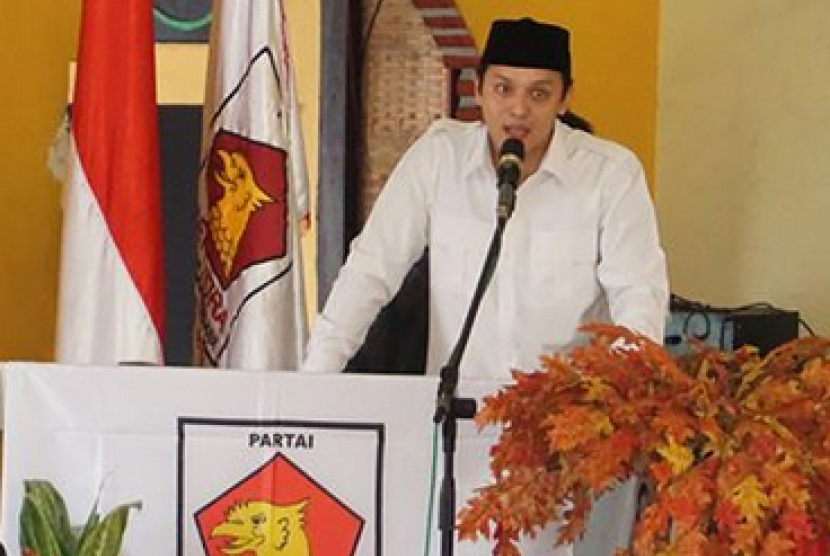 Politikus Partai Gerindra yang juga mantan pembalap, Moreno Suprapto.