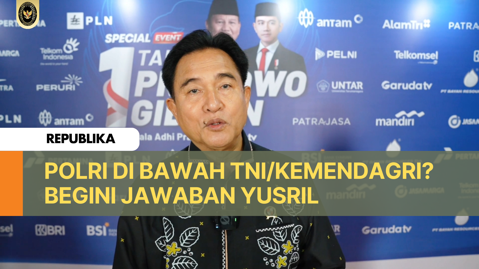 Soal Wacana Polri Di Bawah TNI, Begini Kata Yusril
