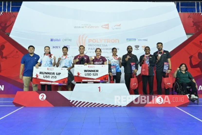 Indonesia Pertahankan Tradisi Juara Umum di Polytron Indonesia Para Badminton International