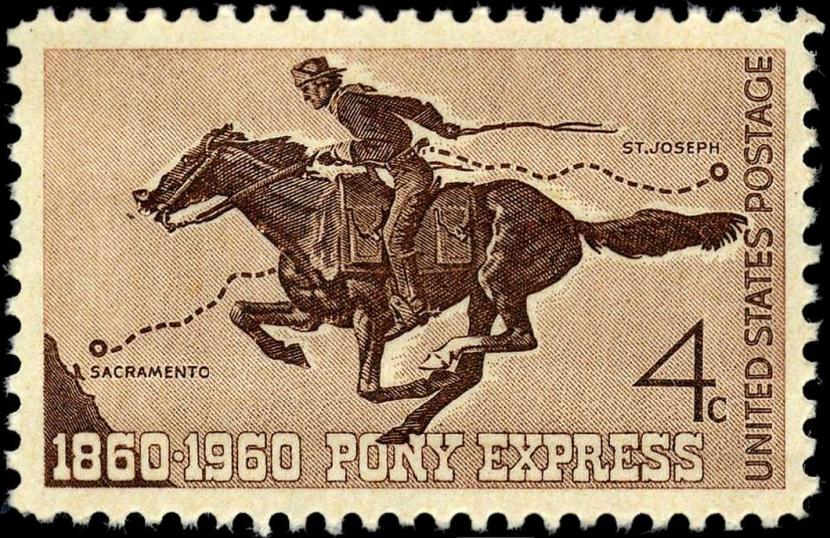 Pony Express merupakan pengiriman surat dengan kuda yang lahir pada 3 April 1860 (Foto; Pony Express)