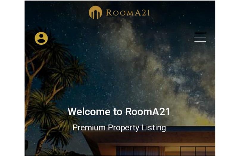 Portal www.Rooma21.com yang baru saja diluncurkan.