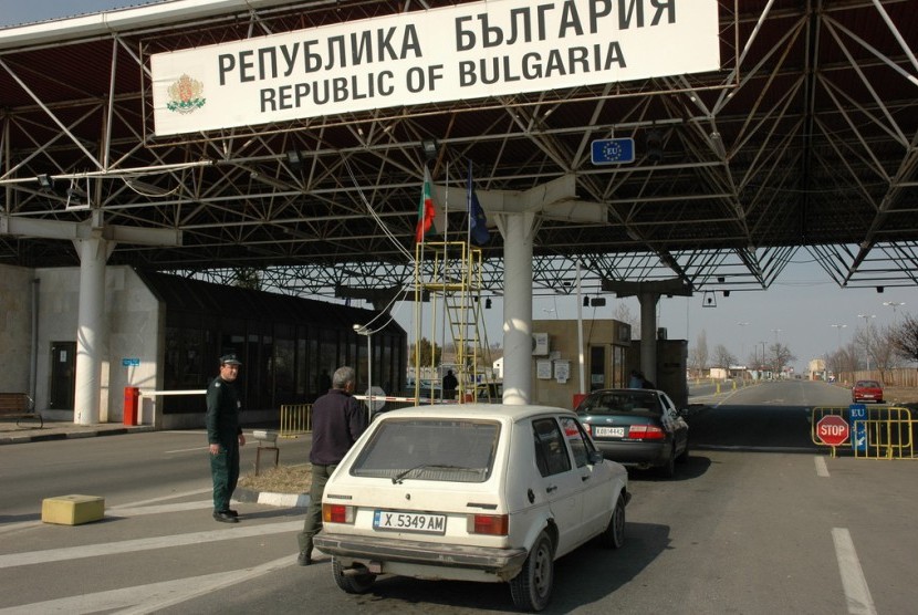 Pos pemeriksaan perbatasan Kapitan Andreevo yang menghubungkan Bulgaria dengan Turki.