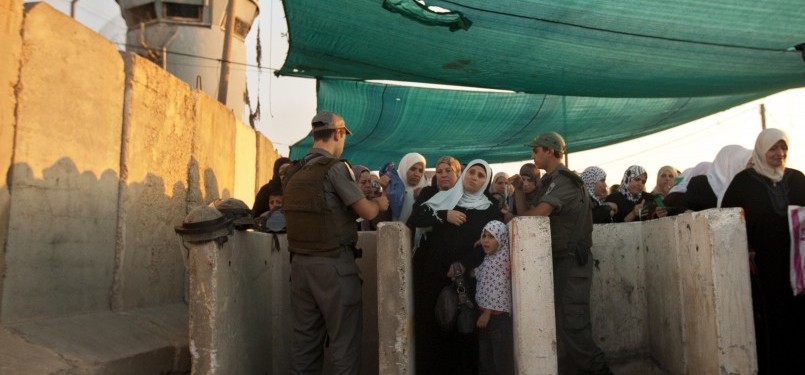 Pos Penjagaan Israel menuju Masjid Al Aqsha