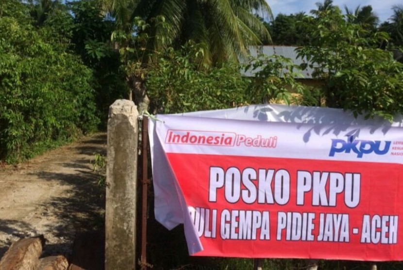 Posko PKPU di Pidie Jaya, Aceh