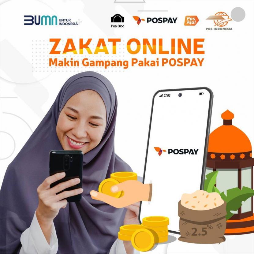 Pospay dapat diakses di smartphone dengan mengunduh melalui Google Play atau AppStore, kemudian registrasi mandiri melalui aplikasi Pospay.