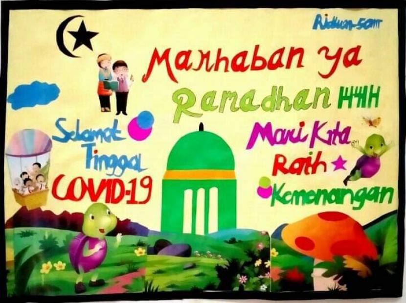 Contoh Poster Ramadhan Anak Sd / Gambar Mewarnai Tema Ramadhan Page 3