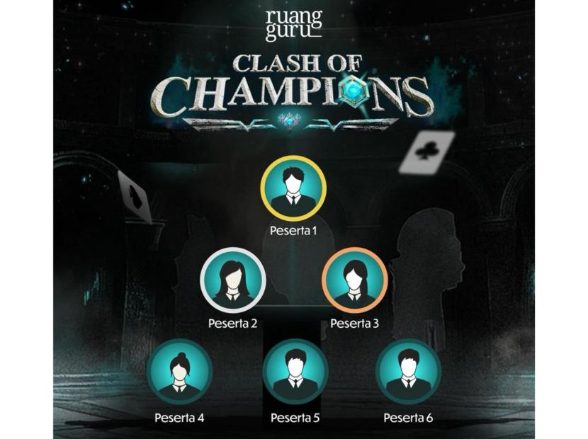 Poster Clash of Champions. Reality show Clash of Champions tengah banyak diperbincangkan masyarakat.