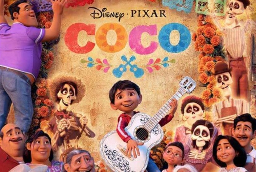Poster film Coco besutan Pixar.