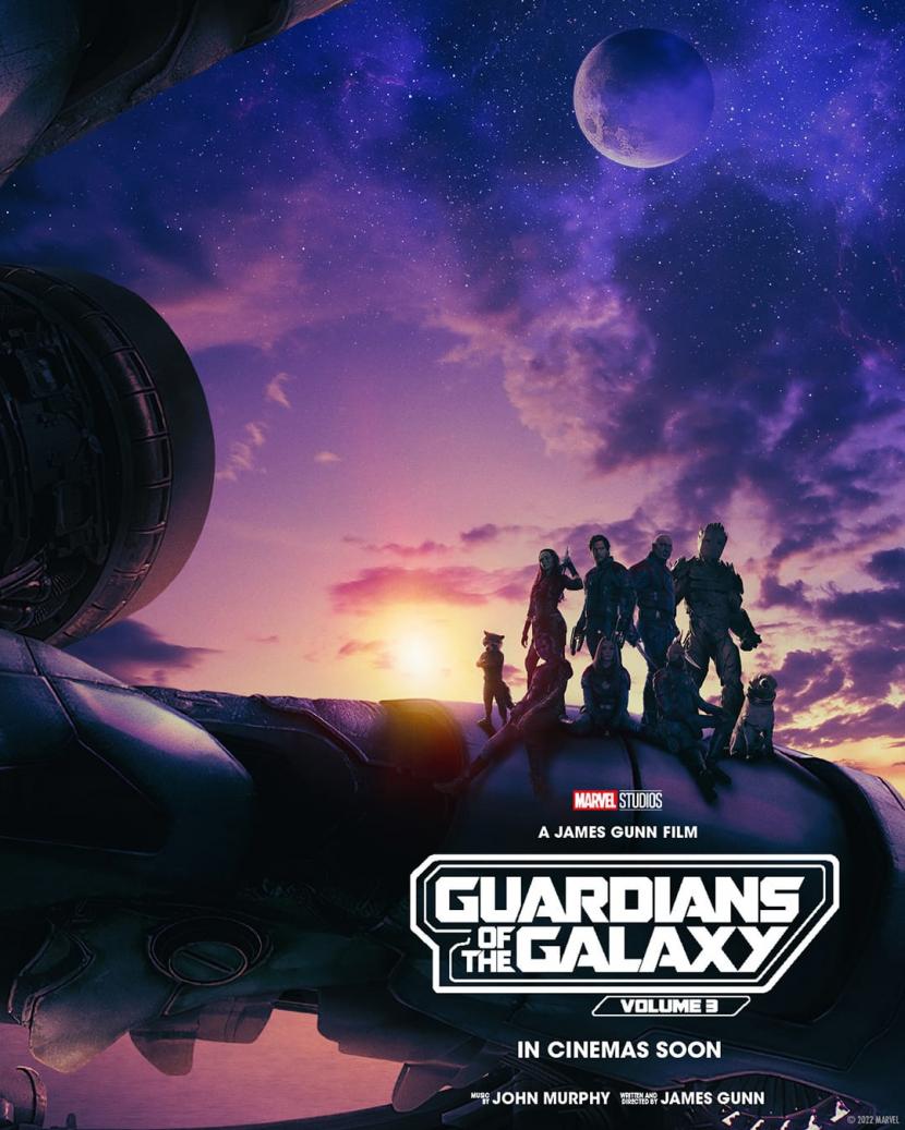 Poster film Guardians of the Galaxy Vol 3. Trailer Guardians of the Galaxy Vol 3 Sudah Bisa Disaksikan Penggemar 