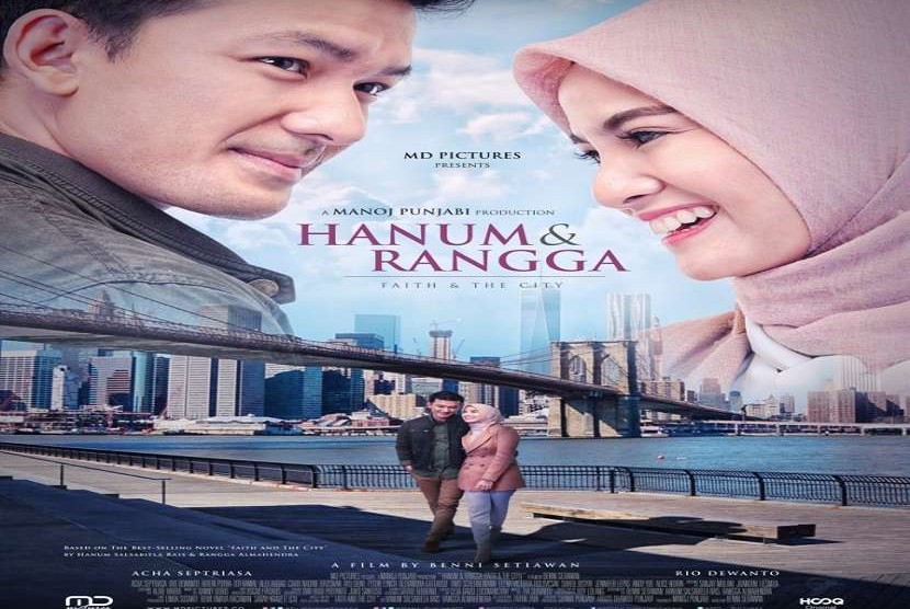 Poster film Hanum dan Rangga (Faith and the City)