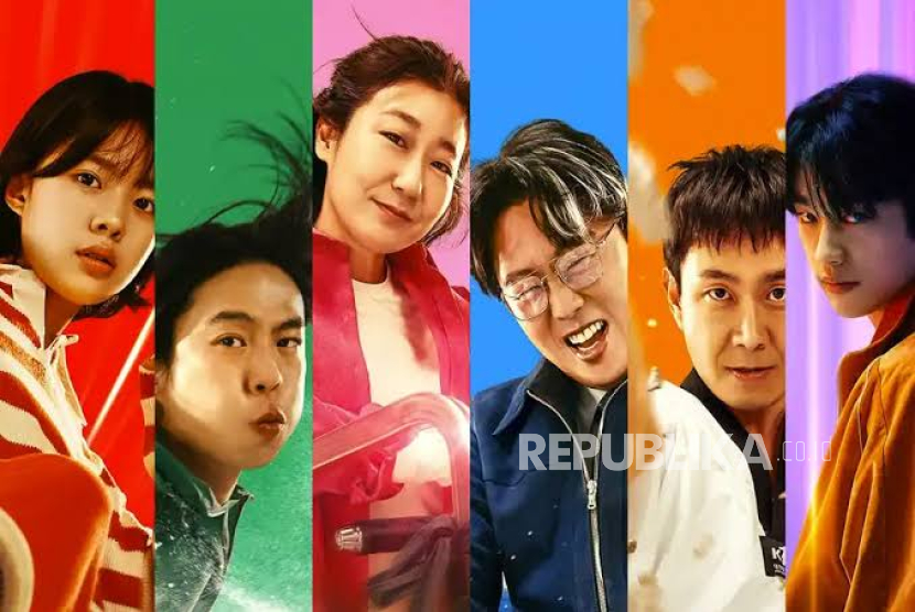 Poster film Hi-Five. Film asal Korea Selatan ini tayang di bioskop Indonesia mulai 13 Juni 2025.