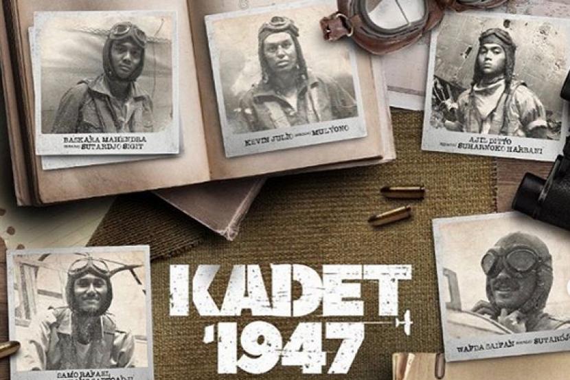 Poster film Kadet 1947. Film Kadet 1497 belum mendapat kepastian jadwal tayang akibat pandemi corona.