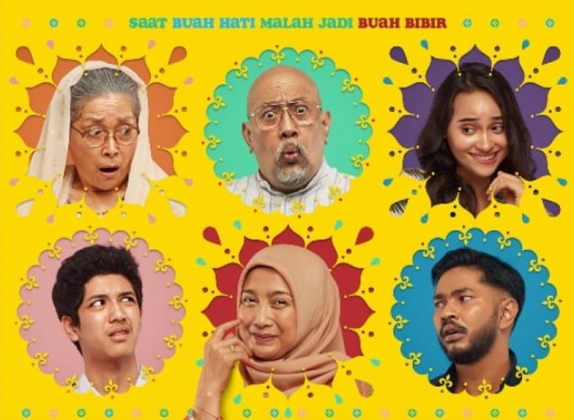 Poster film Keluarga Slamet, sinema yang diadaptasi dari film India berjudul Badhaai Ho. 