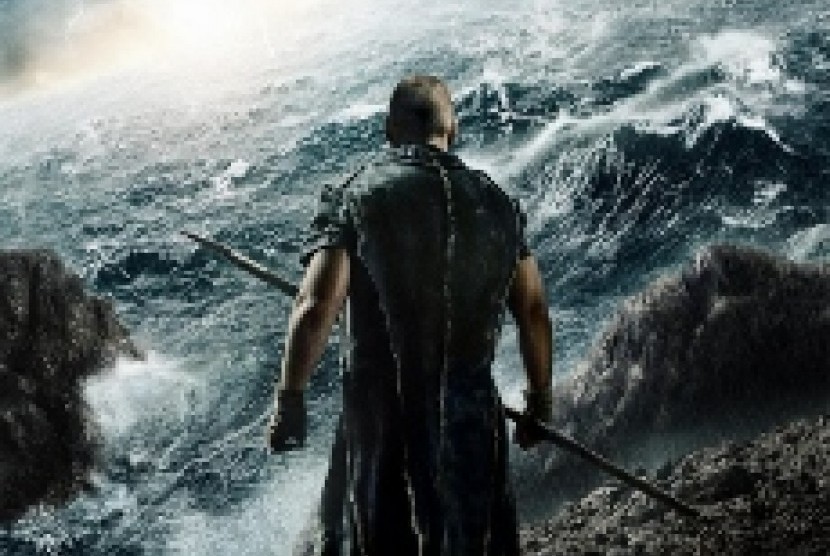 Poster film Noah yang dibintangi aktor Russell Crowe