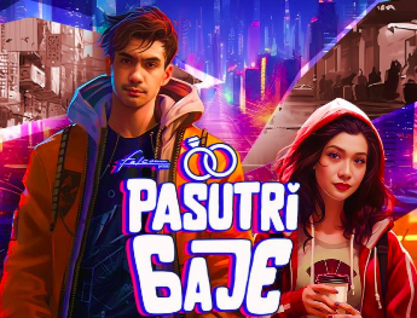 Poster film Pasutri Gaje. Poster film ini dikritik oleh warganet.