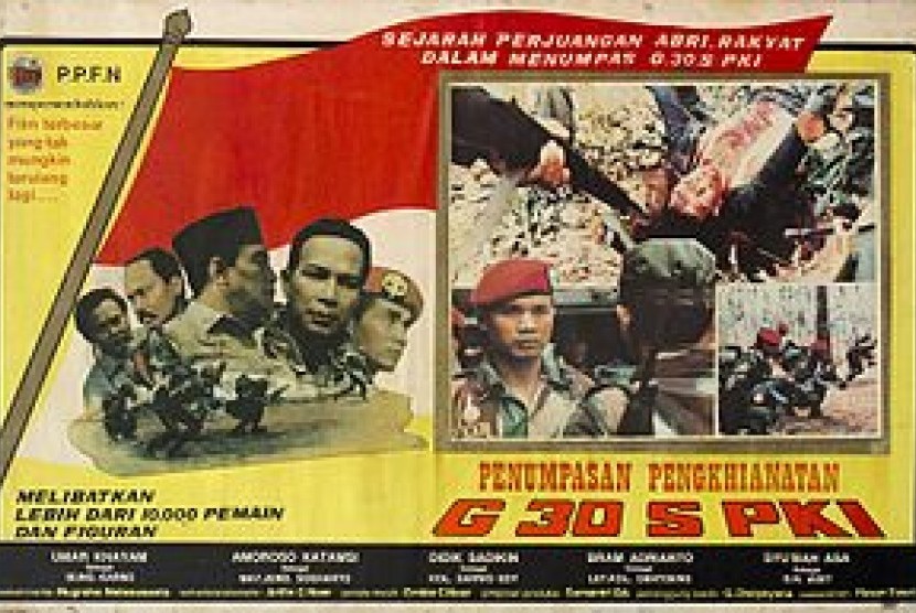 Poster film Pengkhiatan G30S PKI.