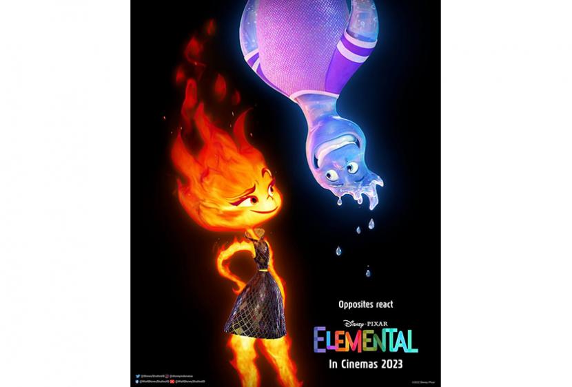 Poster film Elemental.