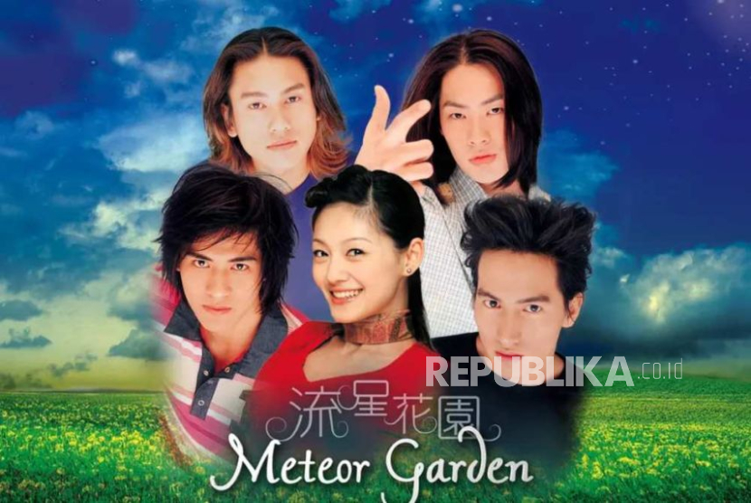 Poster serial Meteror Garden. Pemeran Meteor Garden, Jerry Yan dan Ken Zhu mengucapkan duka atas kematian Barbie Hsu.