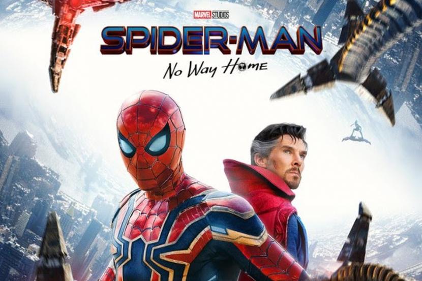 Poster terbaru film Spider-Man: No Way Home.