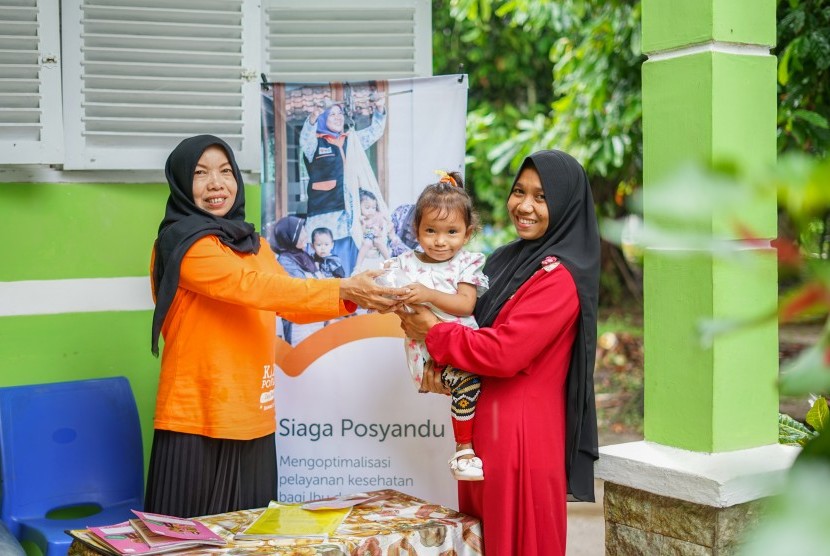 Posyandu balita bagian dari Program Siaga Sehat Rumah Zakat.