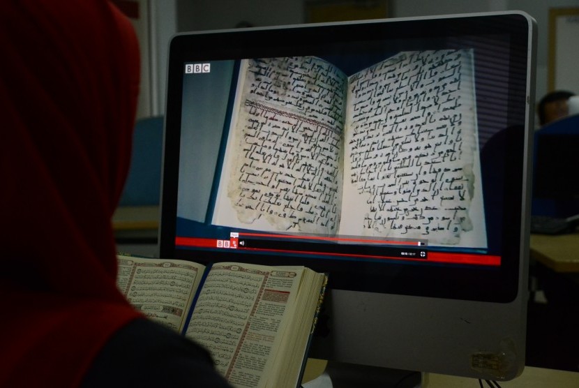 Potongan naskah Alquran kuno di Birmingham