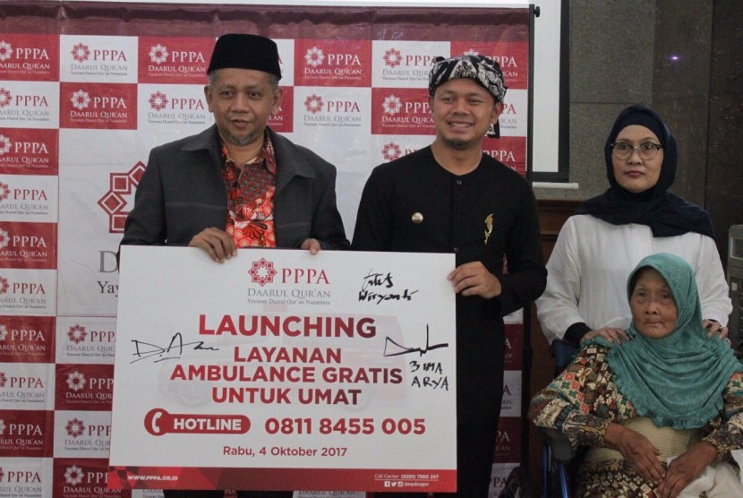  PPPA Daarul Qur'an Kota Bogor meresmikan satu unit ambulans untuk dioperasikan di Kota Bogor dan sekitarnya, pada Rabu (4/10) di Masjid Alumni Institut Pertanian Bogor (IPB) jalan Baranangsiang, Kota Bogor. 