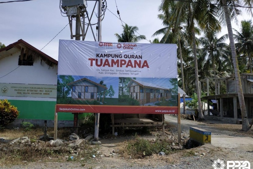 PPPA Daarul Qur’an telah memulai pembangunan rumah Qur’an di Sulawesi Tengah (Sulteng) pada Senin (25/3).
