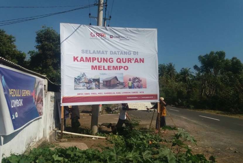 PPPA menargetkan membangun 1.000 Rumah Qur'an di Lombok.